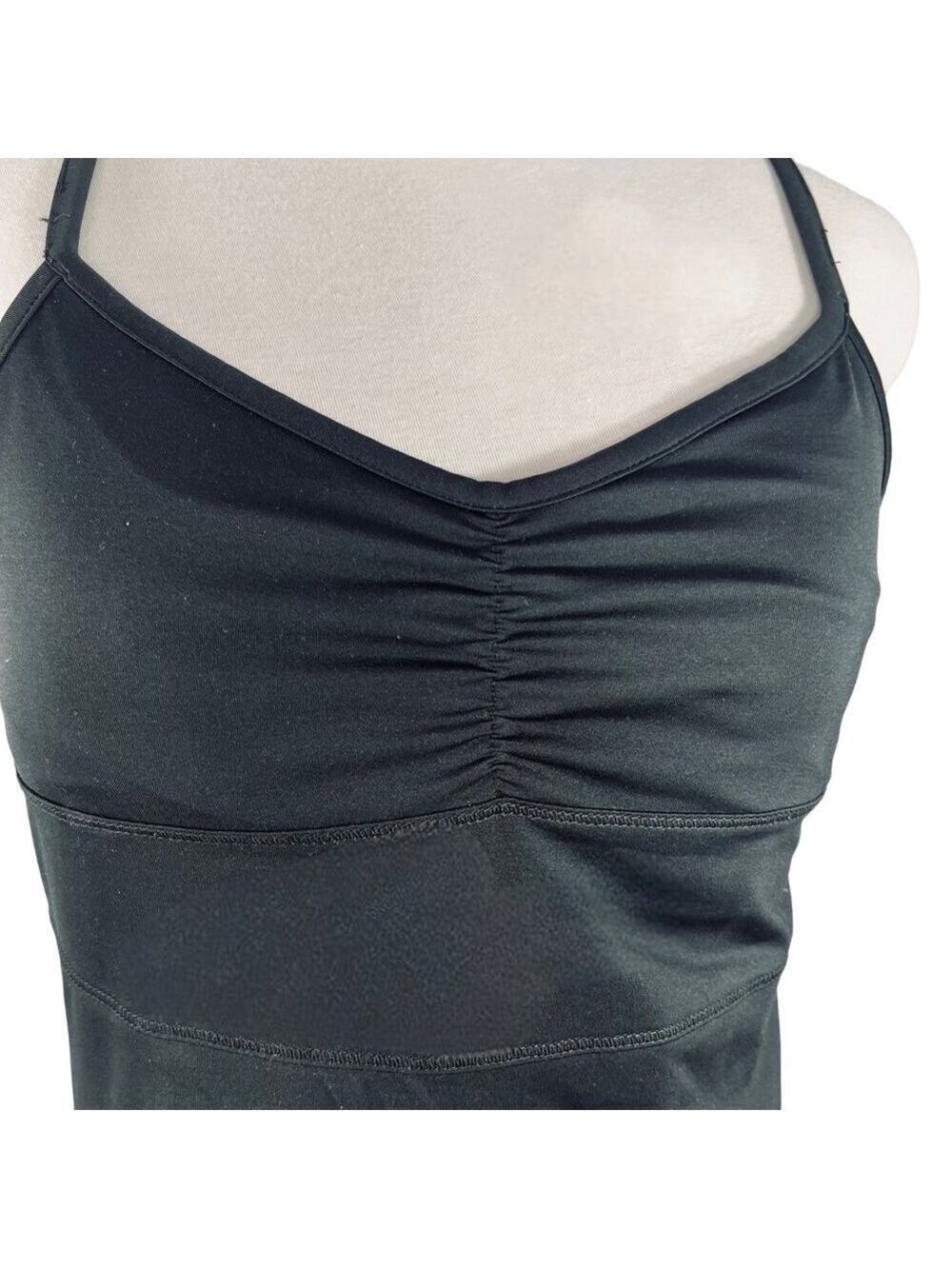 Joe Fresh yoga camisole light support adjustable straps black size m - Picture 6 of 11